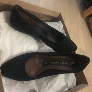 gorgeous suede/leather flats brand new